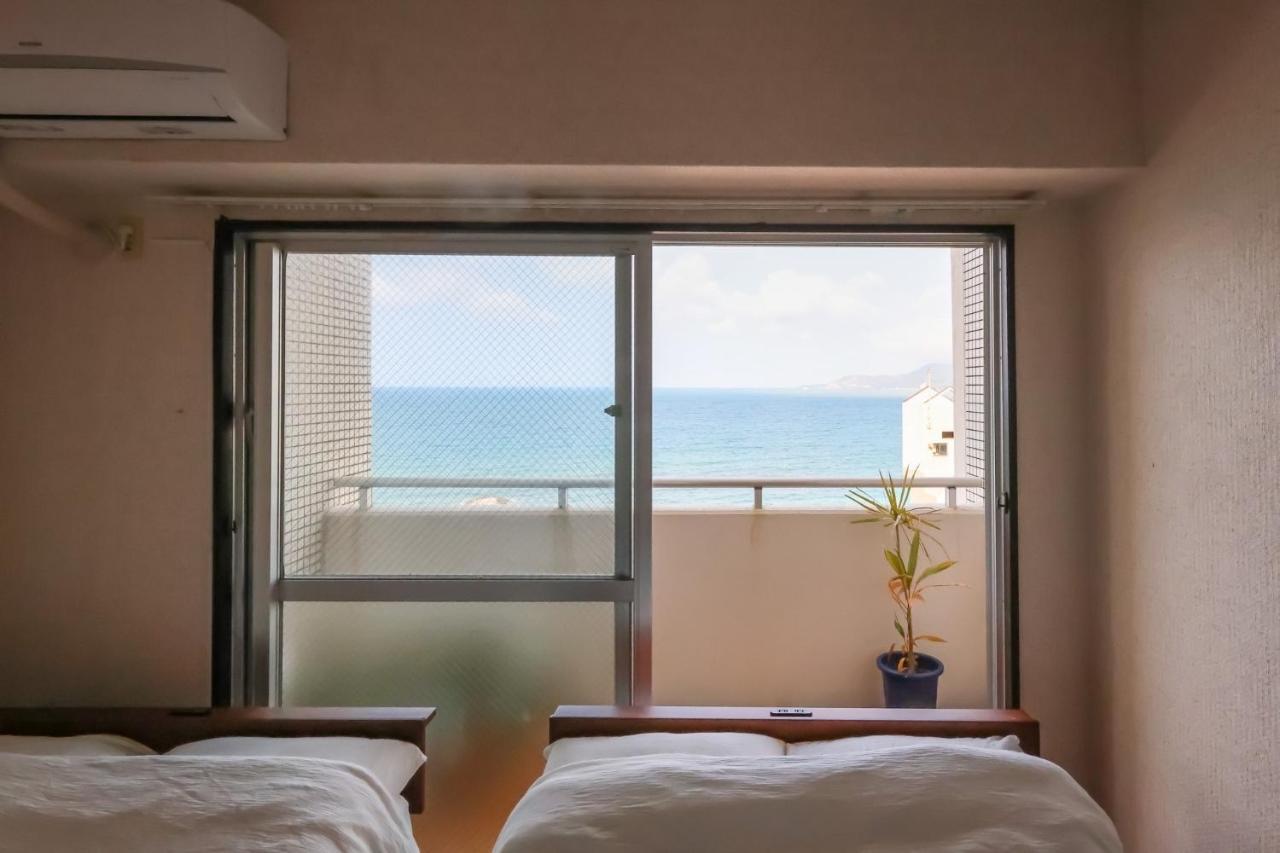 海まで徒歩1分。最上階の角部屋！アクセス抜群オーシャンビュー でのんびりstay Agarii Exteriör bild